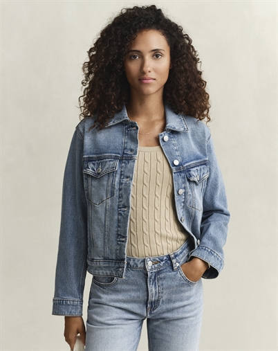 Gant - Denim Trucker Jakke - Semi Light Blue